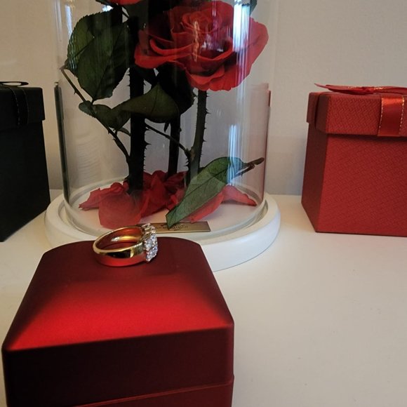 1.31 Carat Natural Diamonds Engagement / Wedding Ring - Picture 5 of 7